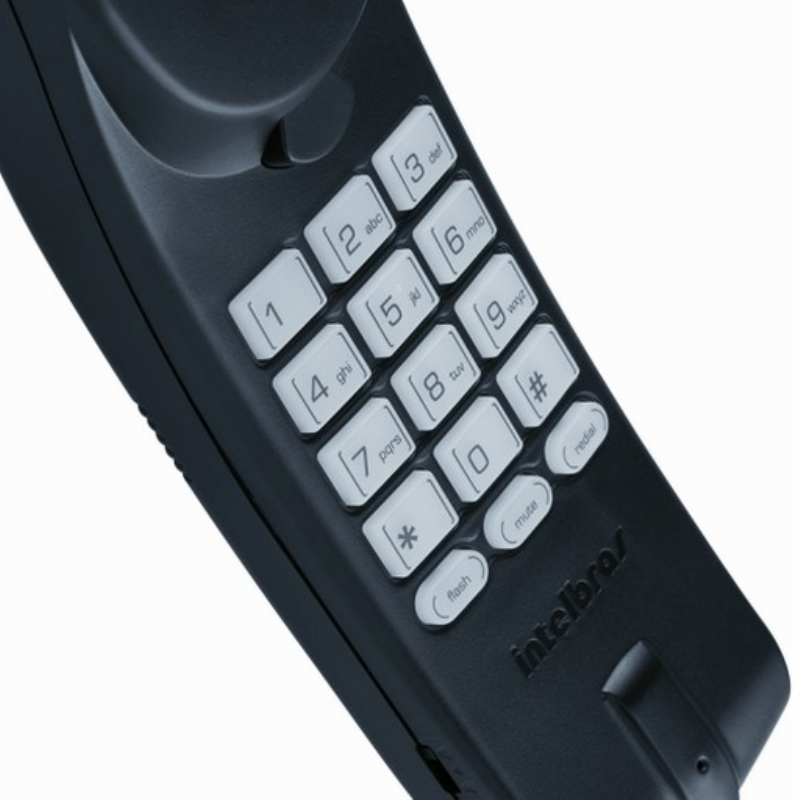 Telefone gôndola luminoso TC20 preto Intelbras