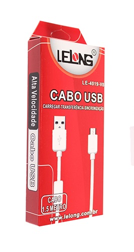 Cabo USB para Iphone 5, 6, Ipad e Ipod