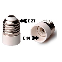 Adaptador soquete para lâmpada E14 / E27
