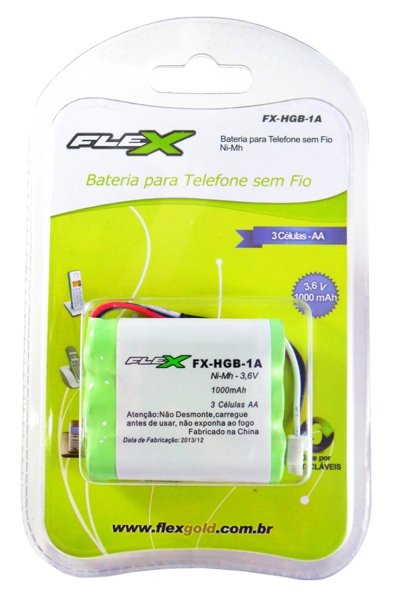 Bateria telefone rural  Huawei 3,6V  FX-HGB-1A Flex