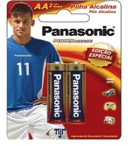 Pilha alcalina AA Panasonic