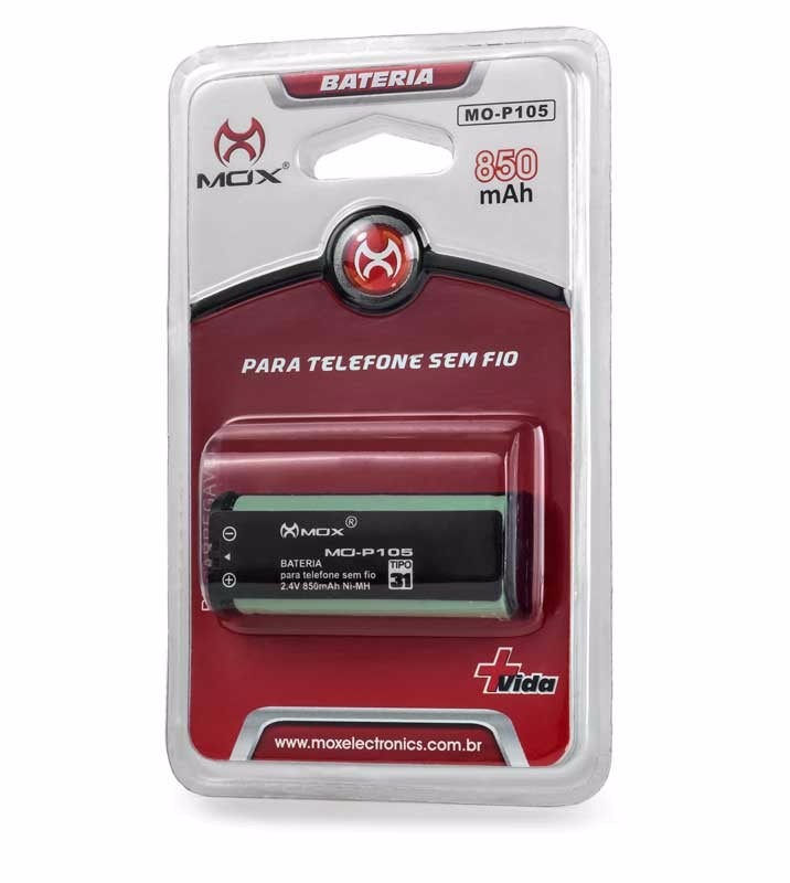 Bateria recarregável  MOX MO-P105 para telefone sem fio