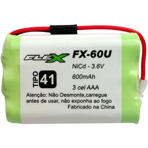 Bateria 3,6V 600mAh Flex FX60u